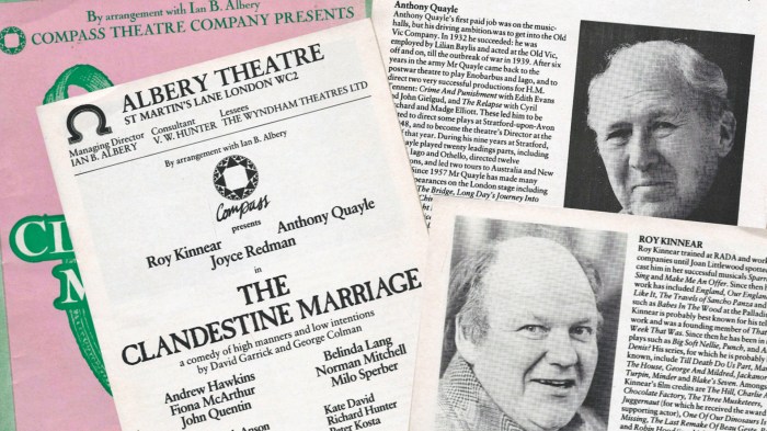 Anthony Quayle & Roy Kinnear, The Clandestine Marriage (1986)