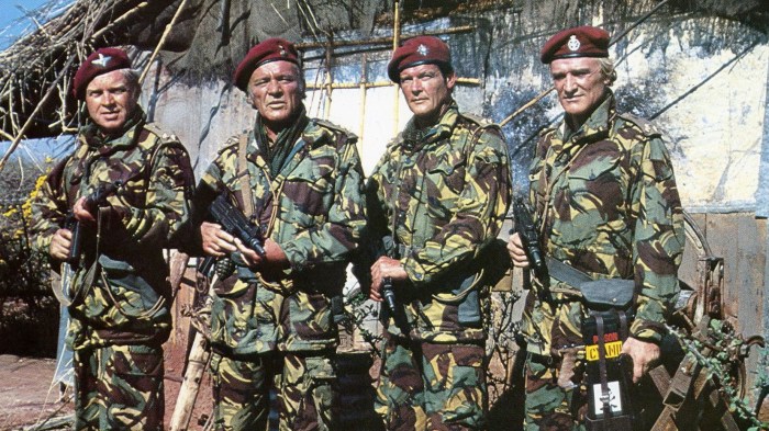 Hardy Kruger, Richard Burton, Roger Moore, Richard Harris - The Wild Geese (1978)