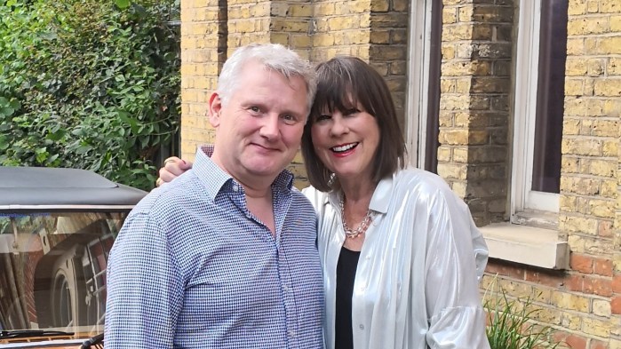 Richard Edwards with Judy Matheson (Twins of Evil, Blakes 7, The Sweeney)